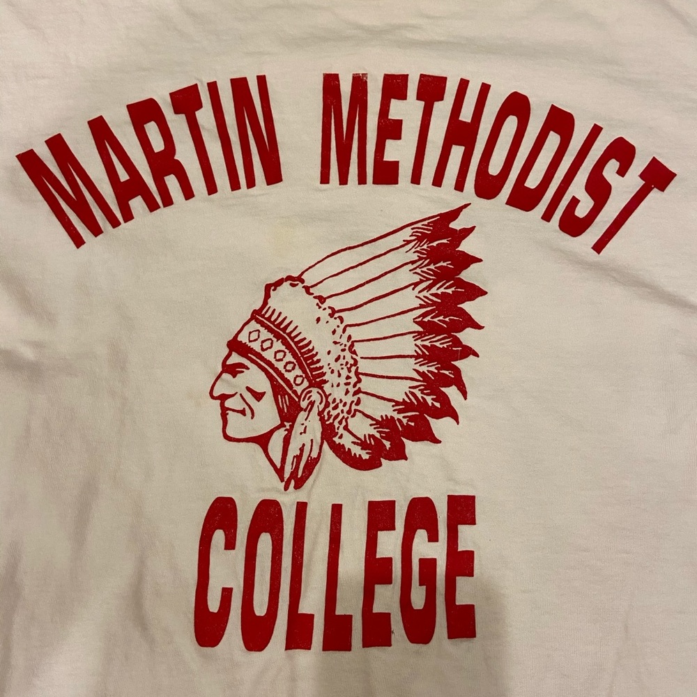 Vintage 1970s Martin Methodist Tee - Picture 2 of 4